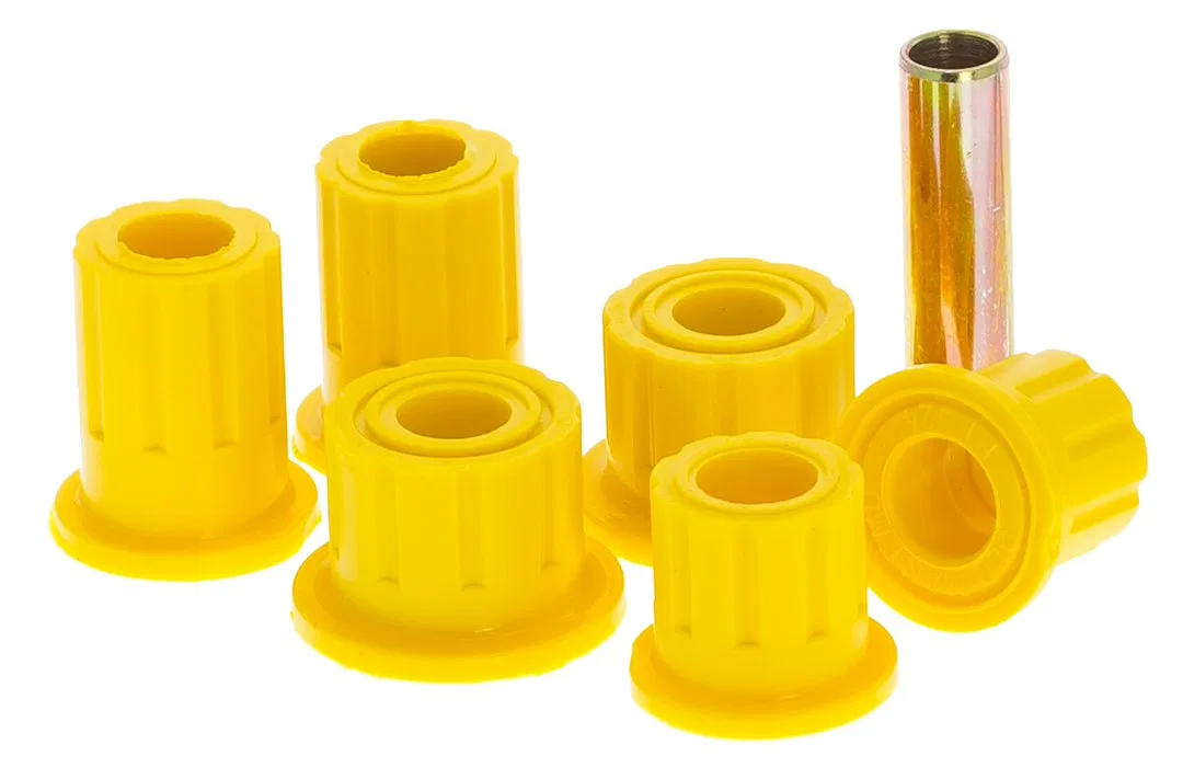 OMESB100 – ARB USA Leaf Spring Bushing, Yellow Polyurethane With Six Two Piece Bushing Sets With Sleeve